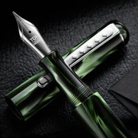 Tom Hessin Charles Fountain Pen - Highland Green