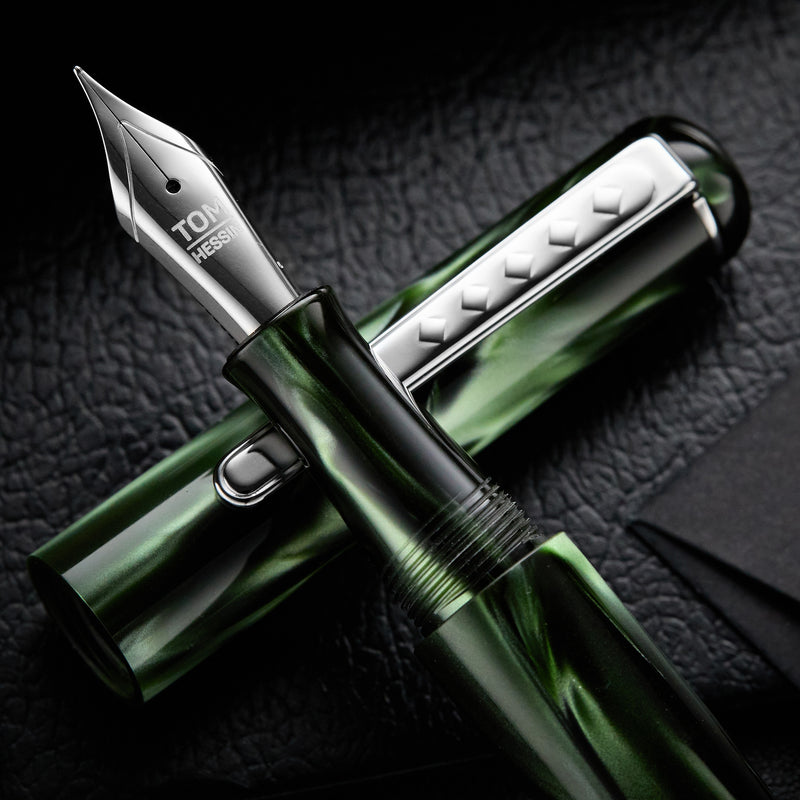 Tom Hessin Charles Fountain Pen - Highland Green