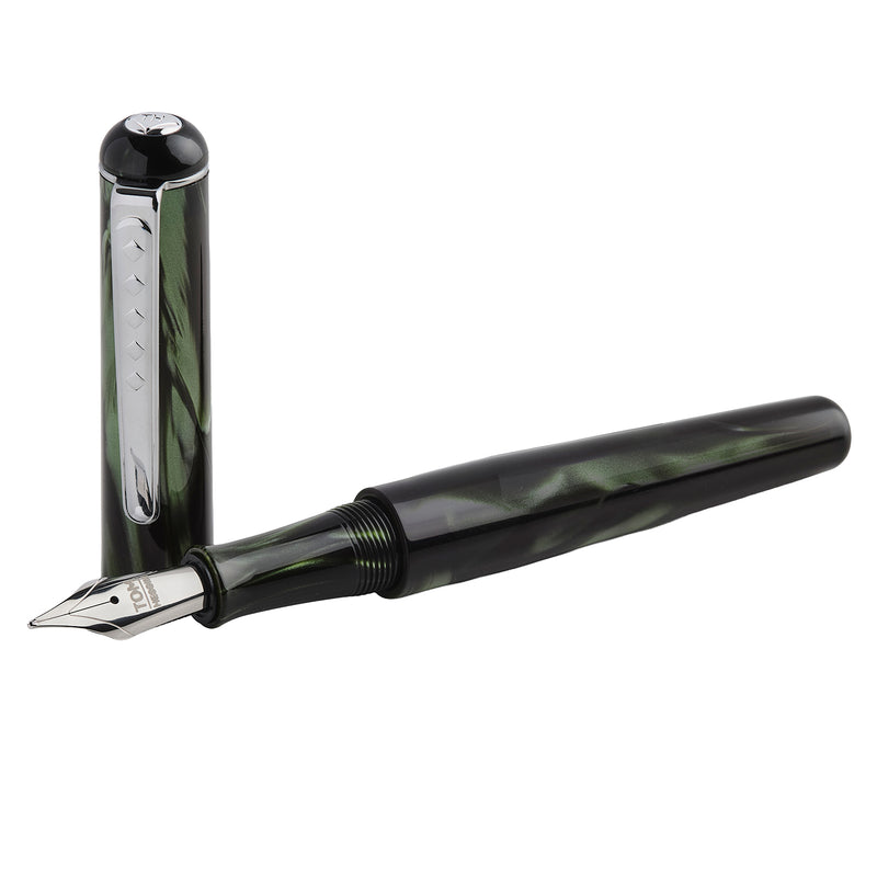 Tom Hessin Charles Fountain Pen - Highland Green