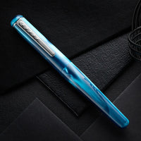 Tom Hessin Charles Fountain Pen - Thames Blue
