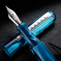 Tom Hessin Charles Fountain Pen - Thames Blue
