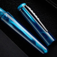 Tom Hessin Charles Fountain Pen - Thames Blue
