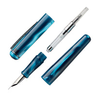 Tom Hessin Charles Fountain Pen - Thames Blue