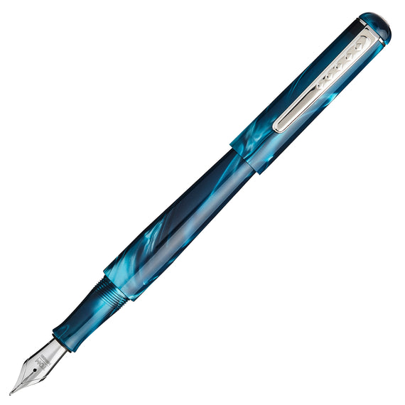 Tom Hessin Charles Fountain Pen - Thames Blue