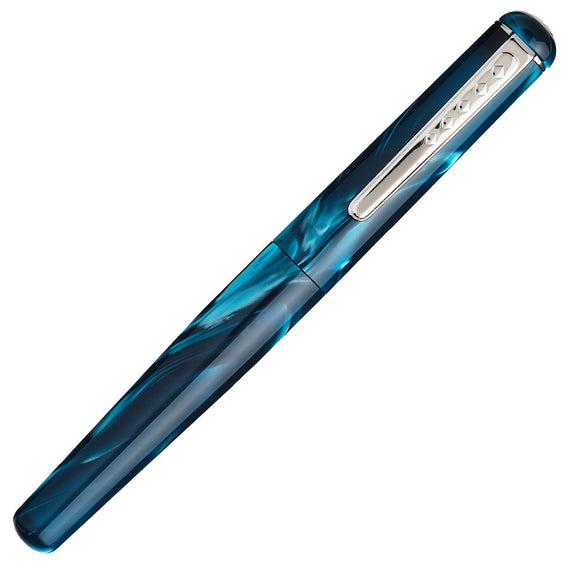 Tom Hessin Charles Fountain Pen - Thames Blue