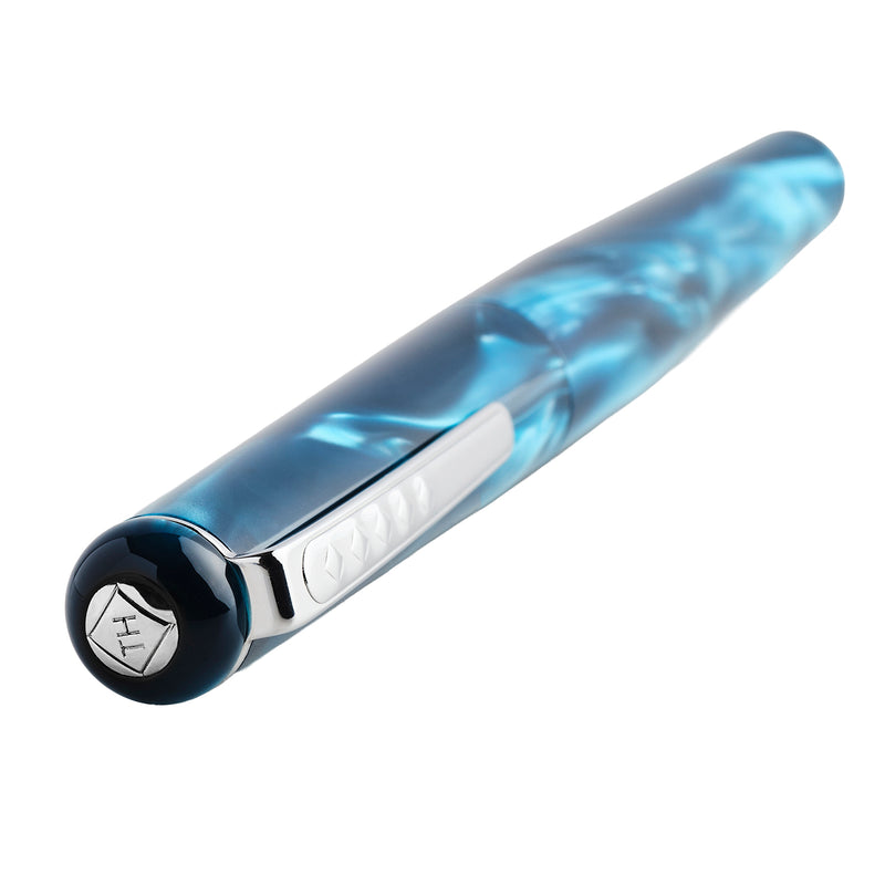 Tom Hessin Charles Fountain Pen - Thames Blue