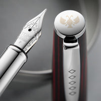 Tom Hessin Edinburgh Fountain Pen - Forth Bridge Red