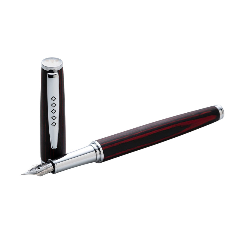 Tom Hessin Edinburgh Fountain Pen - Forth Bridge Red