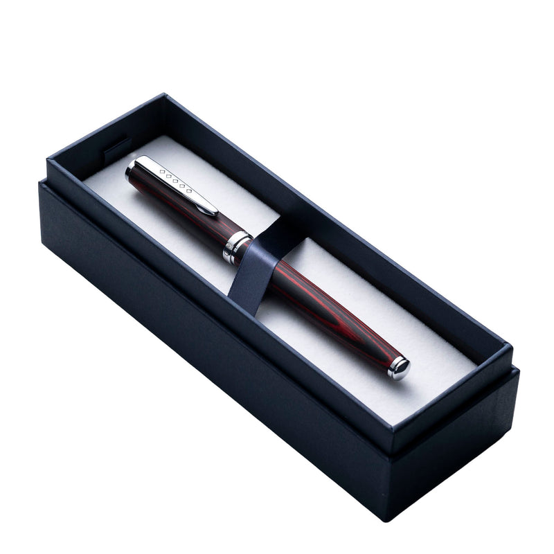 Tom Hessin Edinburgh Fountain Pen - Forth Bridge Red