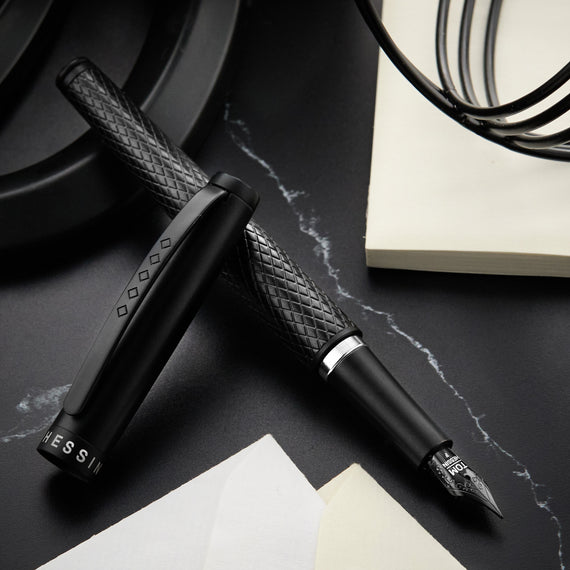 Tom Hessin Magnetic Series Fountain Pen - Carbon Steel