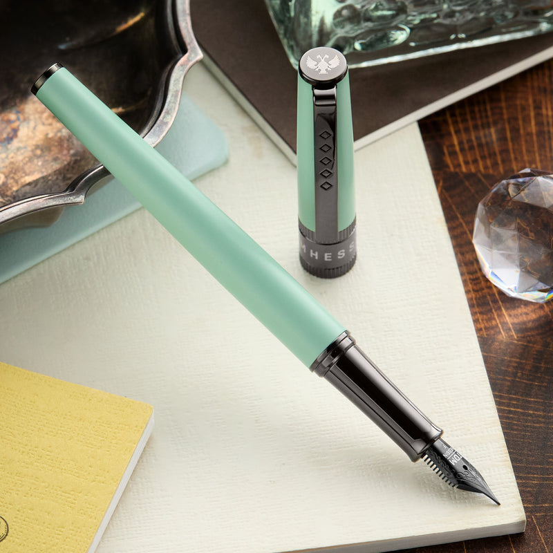 Tom Hessin Rebel Fountain Pen - Cambridge Blue
