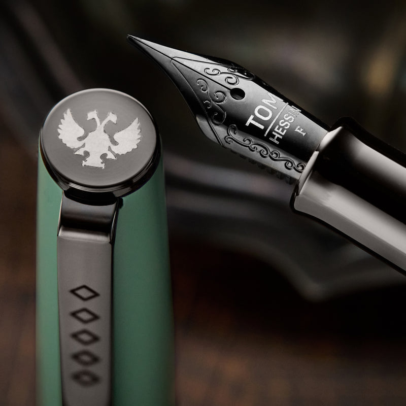 Tom Hessin Rebel Fountain Pen - Cambridge Blue