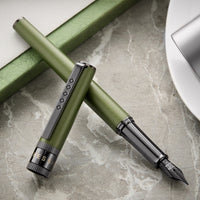 Tom Hessin Rebel Fountain Pen - Garrison Green