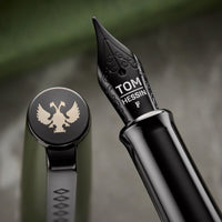 Tom Hessin Rebel Fountain Pen - Garrison Green
