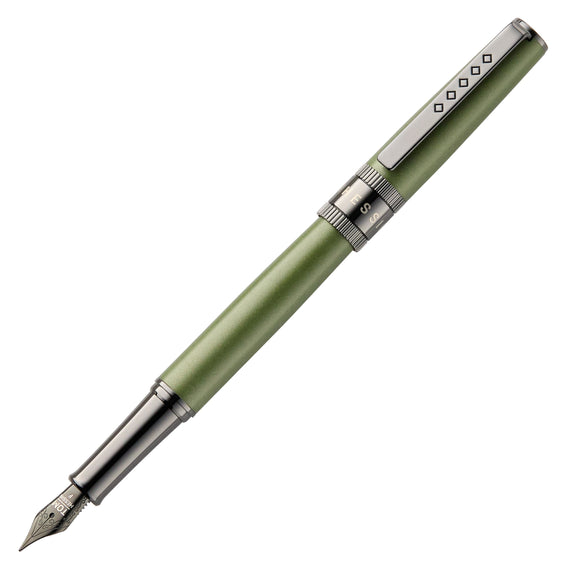 Tom Hessin Rebel Fountain Pen - Garrison Green