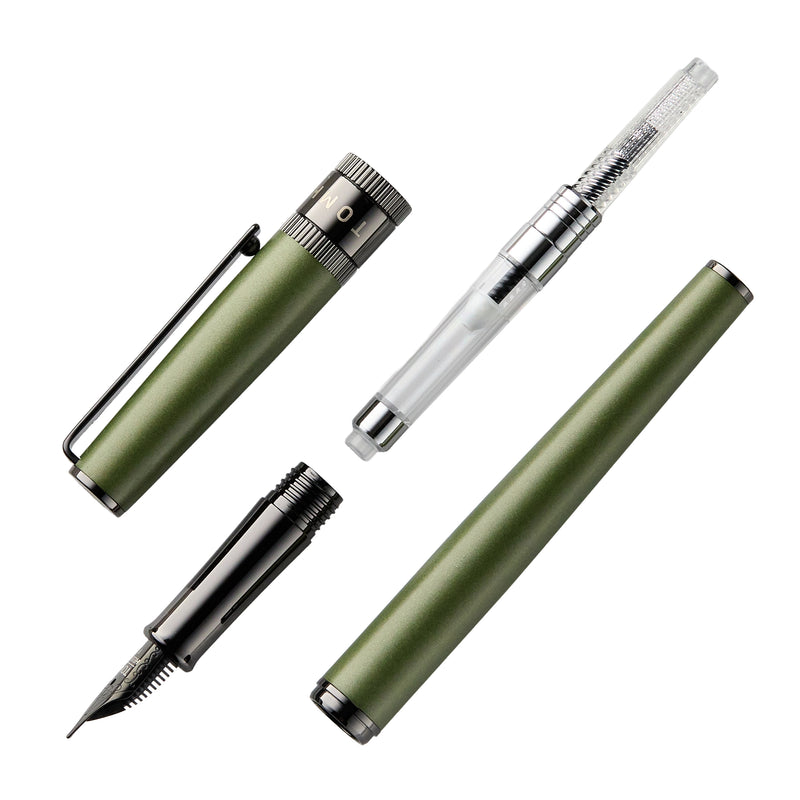Tom Hessin Rebel Fountain Pen - Garrison Green
