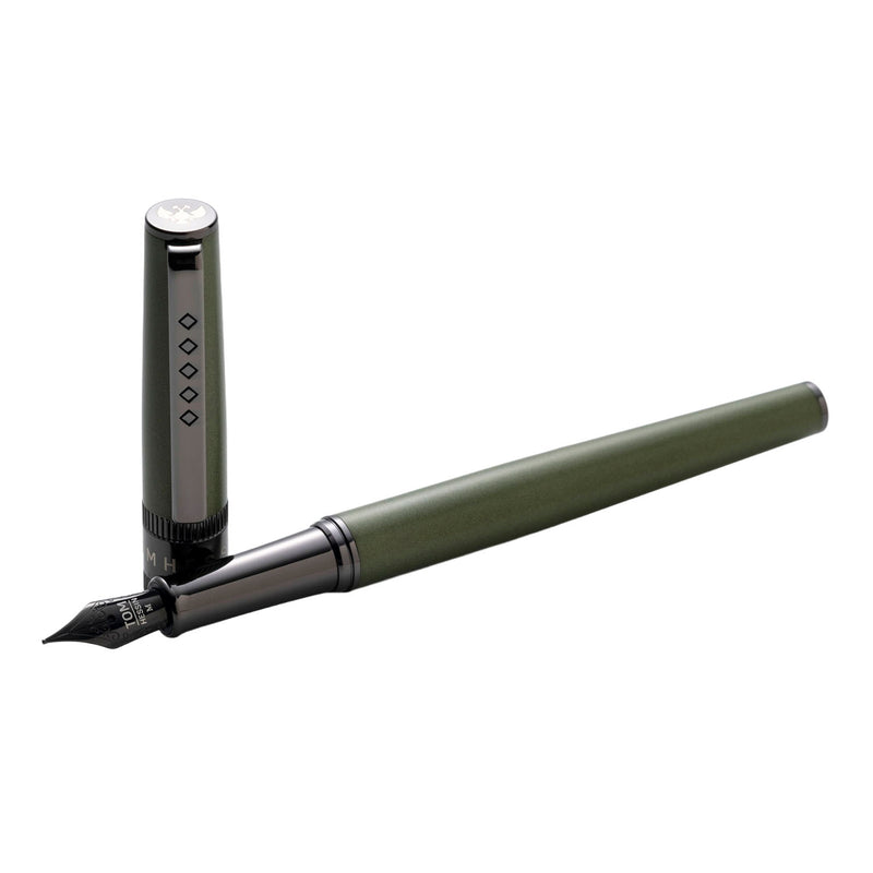 Tom Hessin Rebel Fountain Pen - Garrison Green