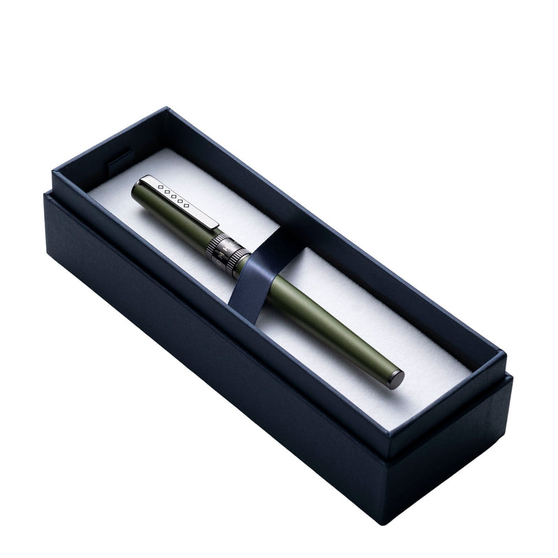 Tom Hessin Rebel Fountain Pen - Garrison Green