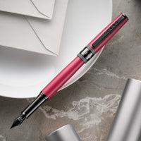 Tom Hessin Rebel Fountain Pen - Jewellers Rouge