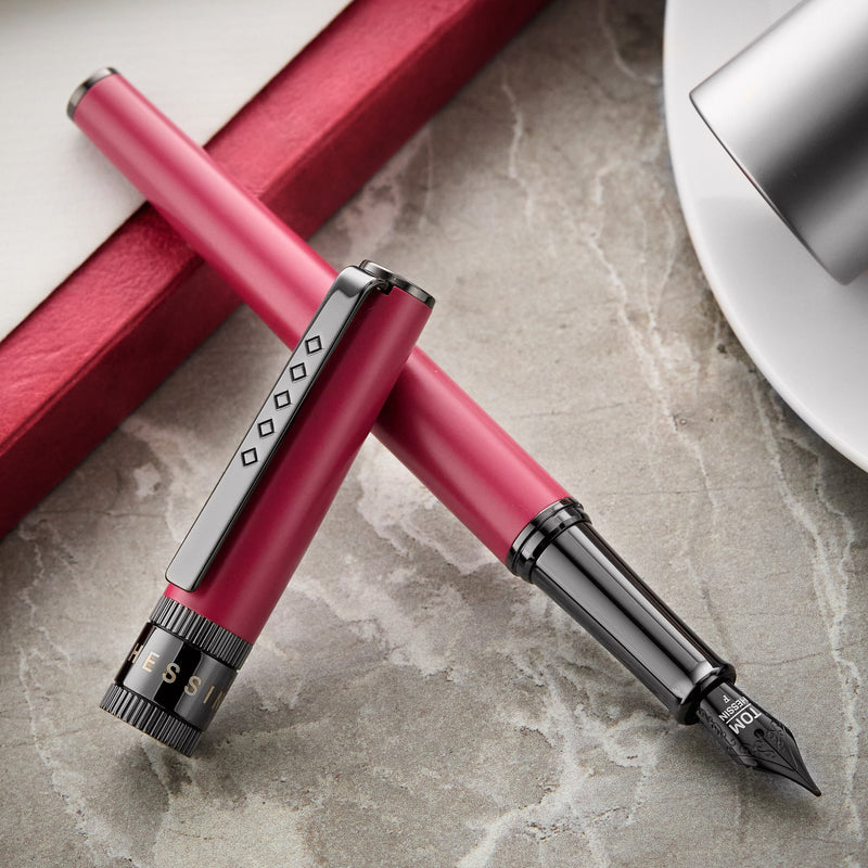 Tom Hessin Rebel Fountain Pen - Jewellers Rouge