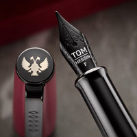 Tom Hessin Rebel Fountain Pen - Jewellers Rouge