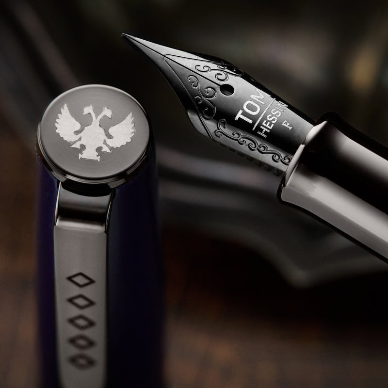 Tom Hessin Rebel Fountain Pen - Oxford Blue