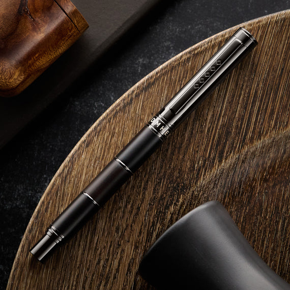 Tom Hessin Revolution Fountain Pen - Charcoal