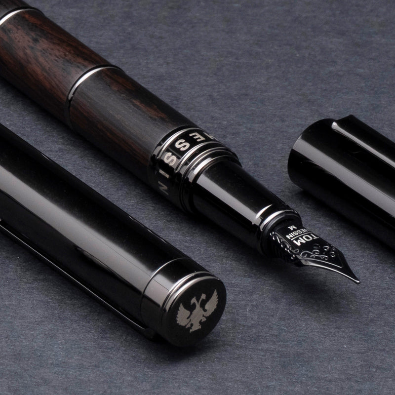 Tom Hessin Revolution Fountain Pen - Charcoal
