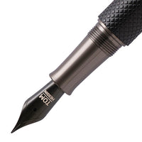 Tom Hessin Charles 1870 Gherkin Fountain Pen - All Black