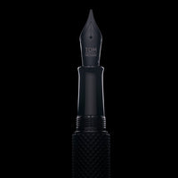 Tom Hessin Charles 1870 Gherkin Fountain Pen - All Black