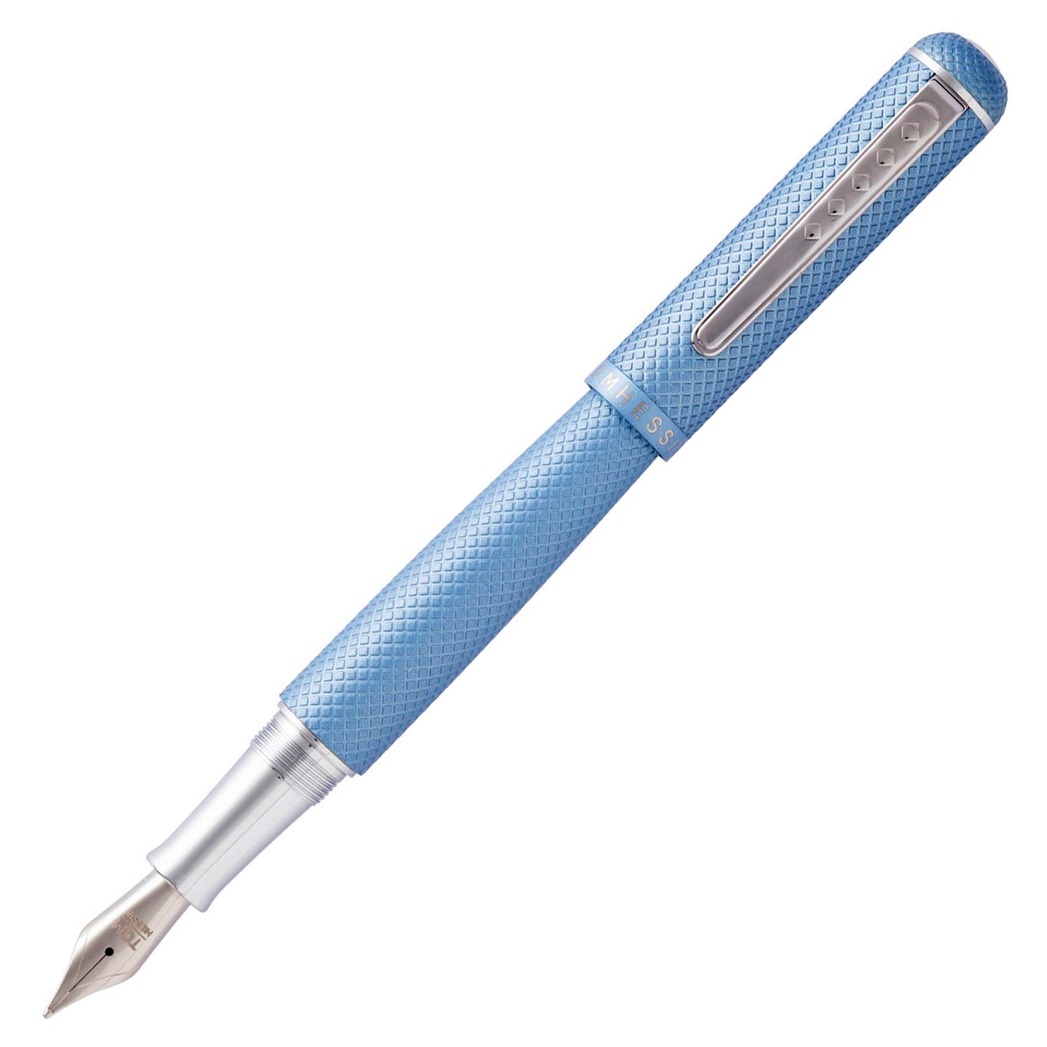 Tom Hessin Charles 1870 Gherkin Fountain Pen - Sky Blue - The Tom Hessin Charles 1870 Gherkin Fountain Pen - Sky Blue - The