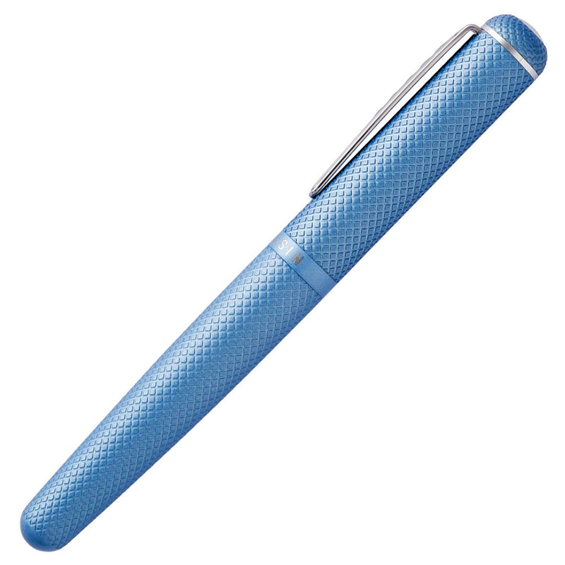 Tom Hessin Charles 1870 Gherkin Fountain Pen - Sky Blue