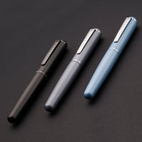 Tom Hessin Charles 1870 Gherkin Fountain Pen - Sky Blue
