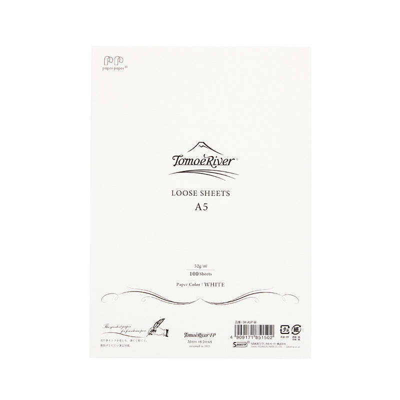 Tomoe River A5 Loose Sheets - 52gsm White