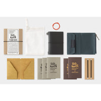 Traveler's Notebook - 20th Anniversary Card Size Set Black (Special Edition)