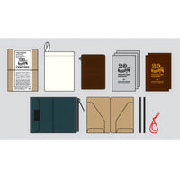 Traveler's Notebook - 20th Anniversary Card Size Set Brown (Special Edition)