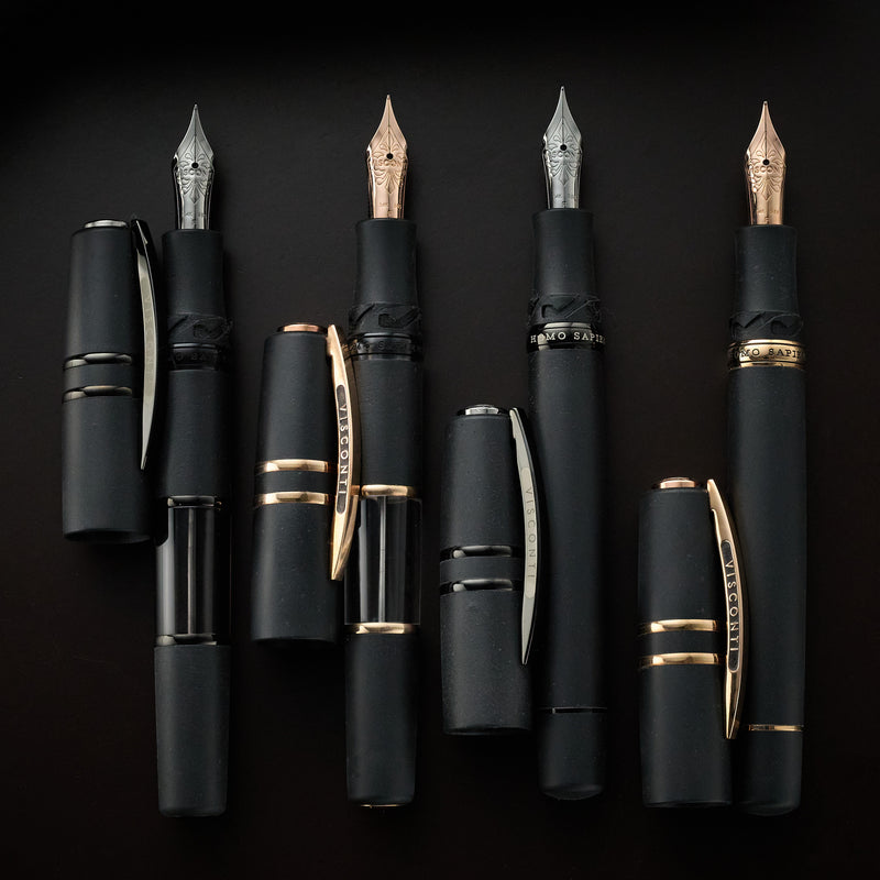 Visconti Homo Sapiens Fountain Pen - Dark Age (14k Nib)