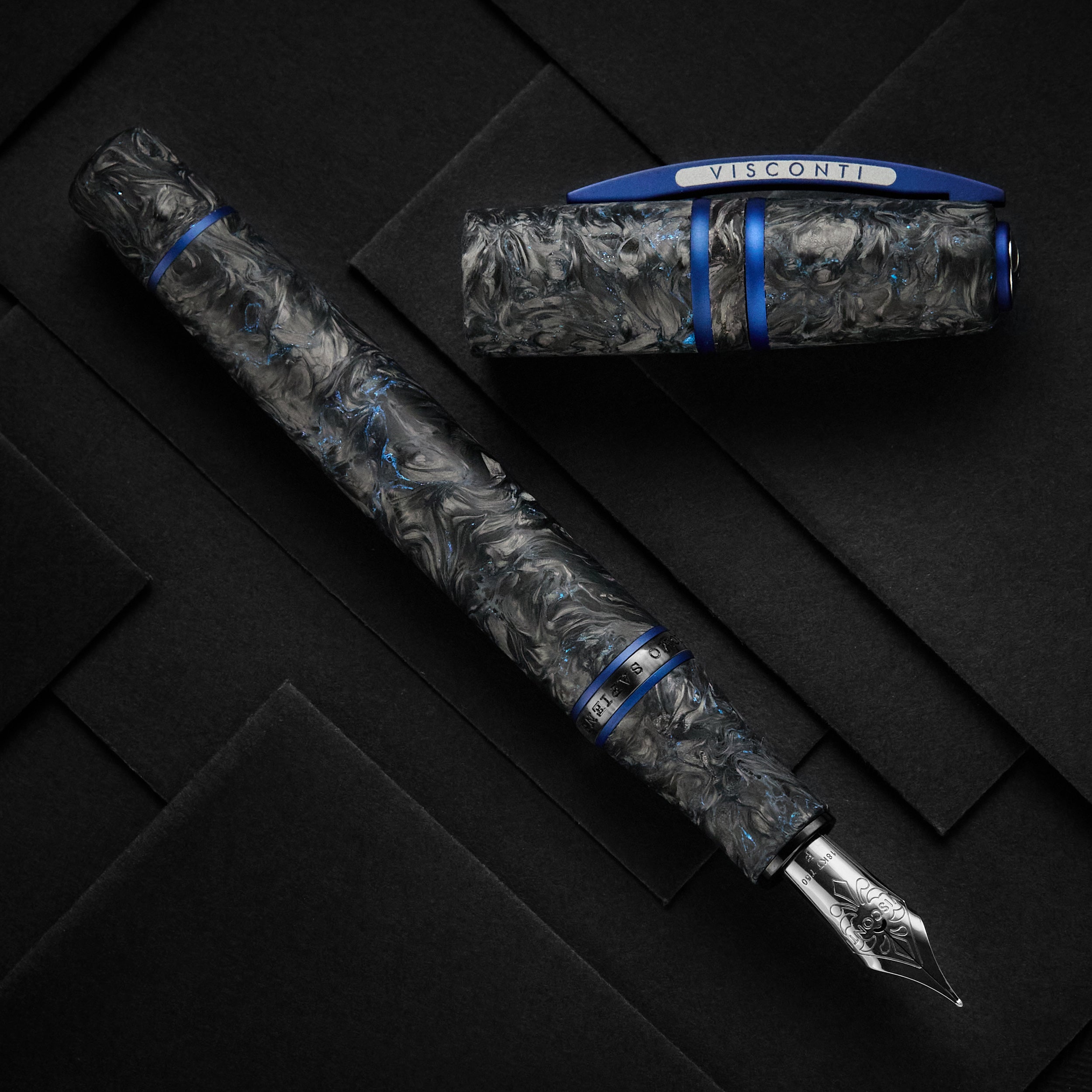 Visconti Homo Sapiens Fountain Pen - Carbon Abyssus (Limited