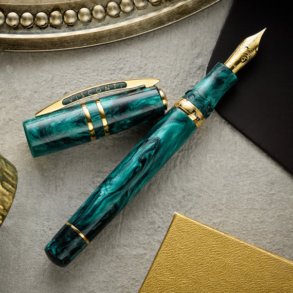Visconti Homo Sapiens Fountain Pen - Dark Emerald (Limited Edition)