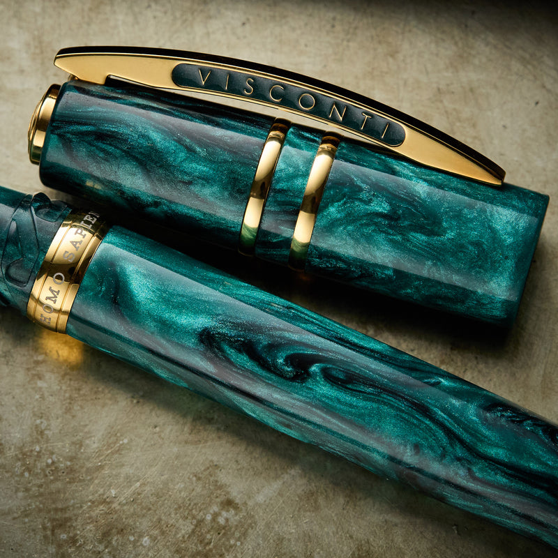 Visconti Homo Sapiens Fountain Pen - Dark Emerald (Limited Edition)