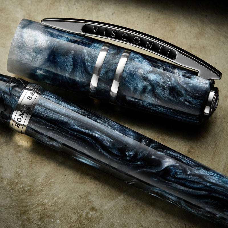 Visconti Homo Sapiens Fountain Pen - Dark Sapphire (Limited Edition)