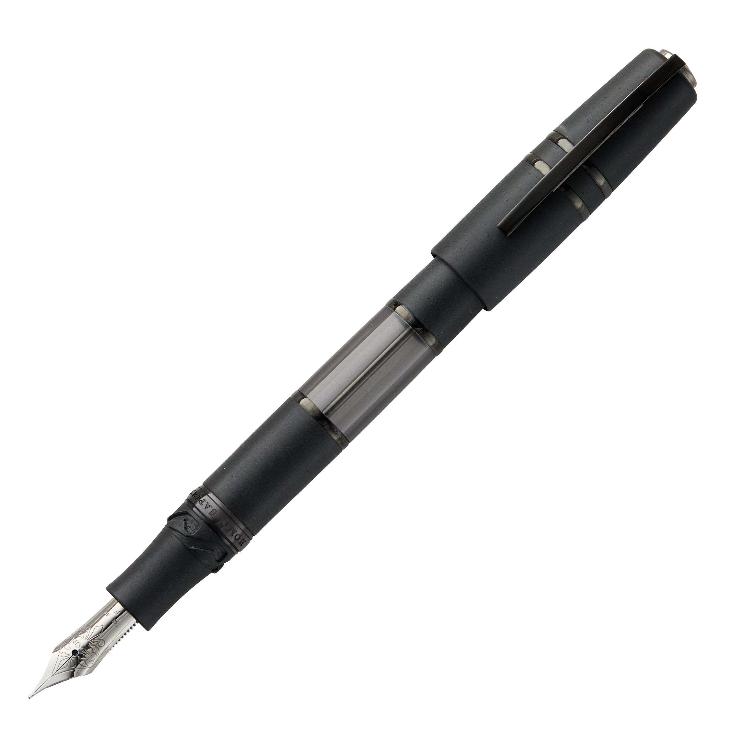Visconti HomoSapiens マリーンスティール オーバーサイズ Visconti Homo Sapiens Fountain Pen - Dark Crystal (14k Nib) - The