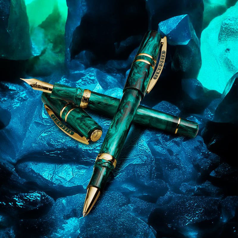 Visconti Homo Sapiens Fountain Pen - Dark Emerald (Limited Edition)