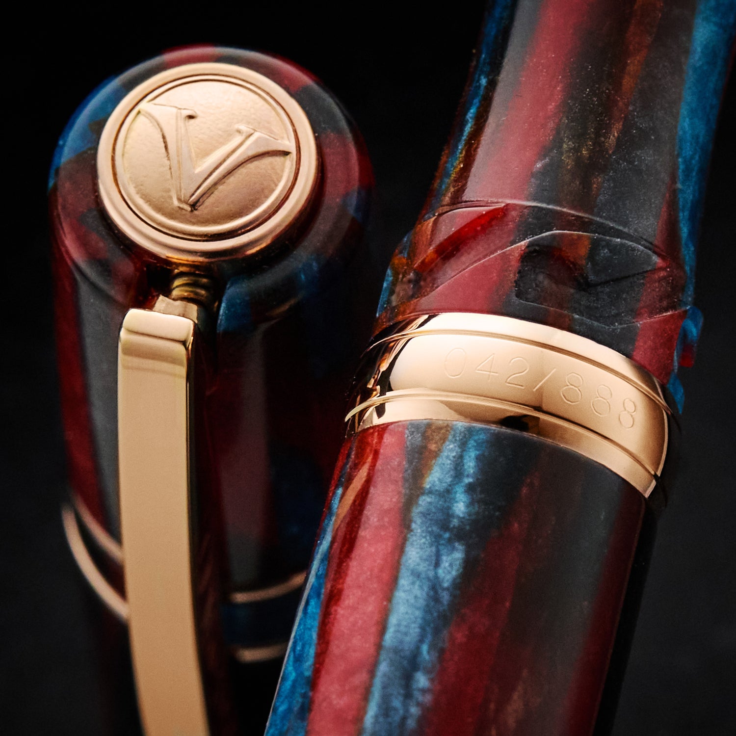 Visconti HomoSapiens マリーンスティール オーバーサイズ Visconti Homo Sapiens Fountain Pen - Bronze Age (Custom 18k Nib
