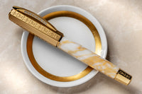 Visconti il Magnifico Fountain Pen - Calacatta Gold (Limited Edition)