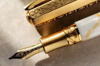 Visconti il Magnifico Fountain Pen - Calacatta Gold (Limited Edition)