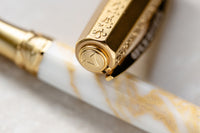 Visconti il Magnifico Fountain Pen - Calacatta Gold (Limited Edition)