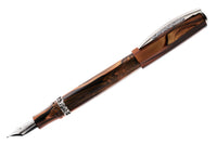 Visconti Medici Fountain Pen - Briarwood / Ruthenium