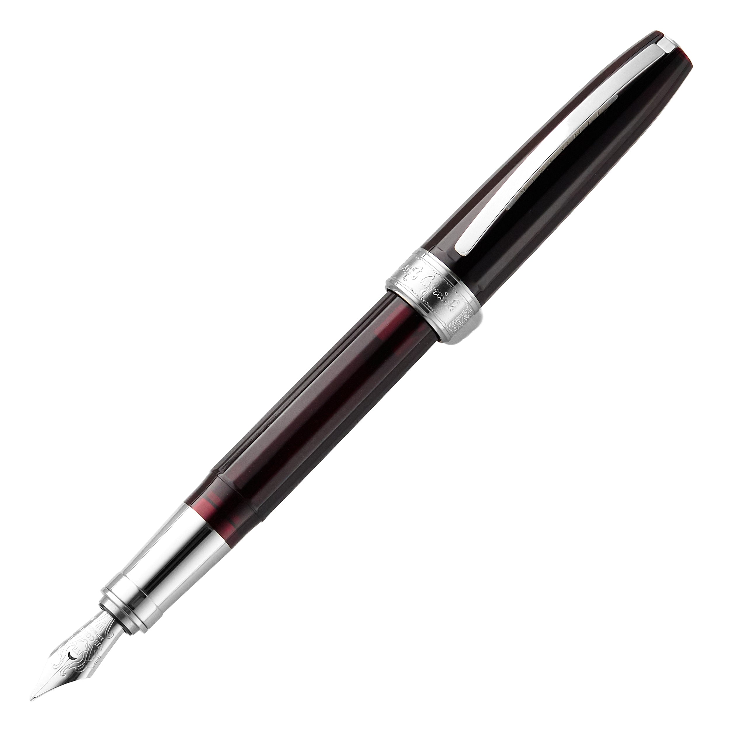 Visconti Michelangelo Fountain Pen - Red - The Goulet Pen Company