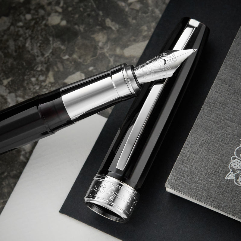 Visconti Michelangelo Fountain Pen - Black